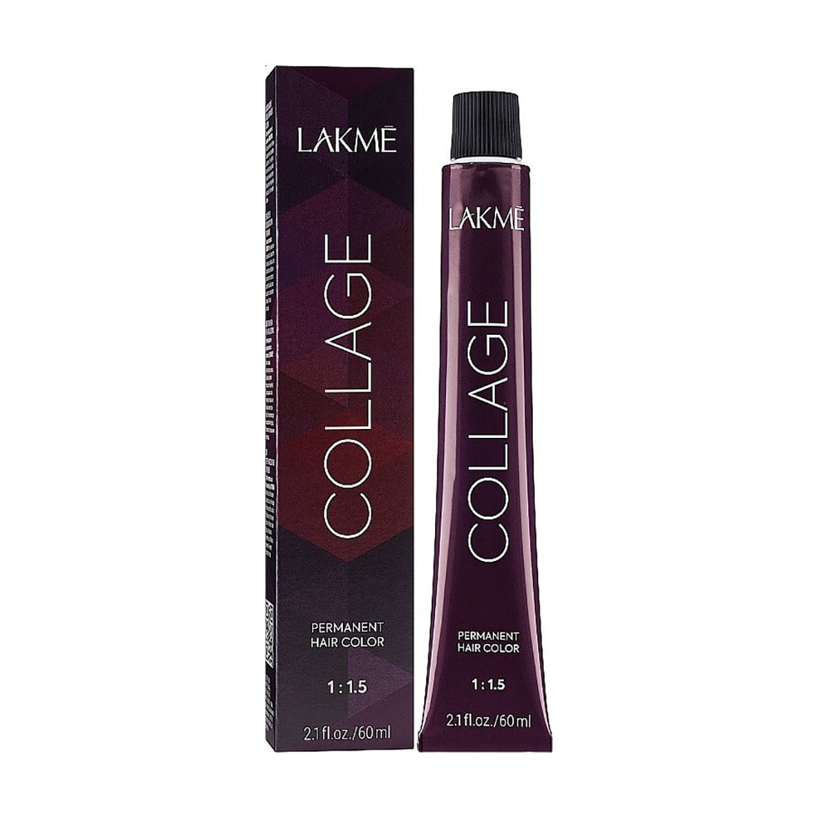 Перманентна фарба для волосся Lakme Collage Creme Hair Color 6/55 Intense Mahogany Dark Blonde, 60 мл